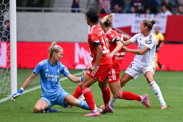 El Real Madrid femenino durante el amistoso de pretemporada ante el Bayern de Múnich