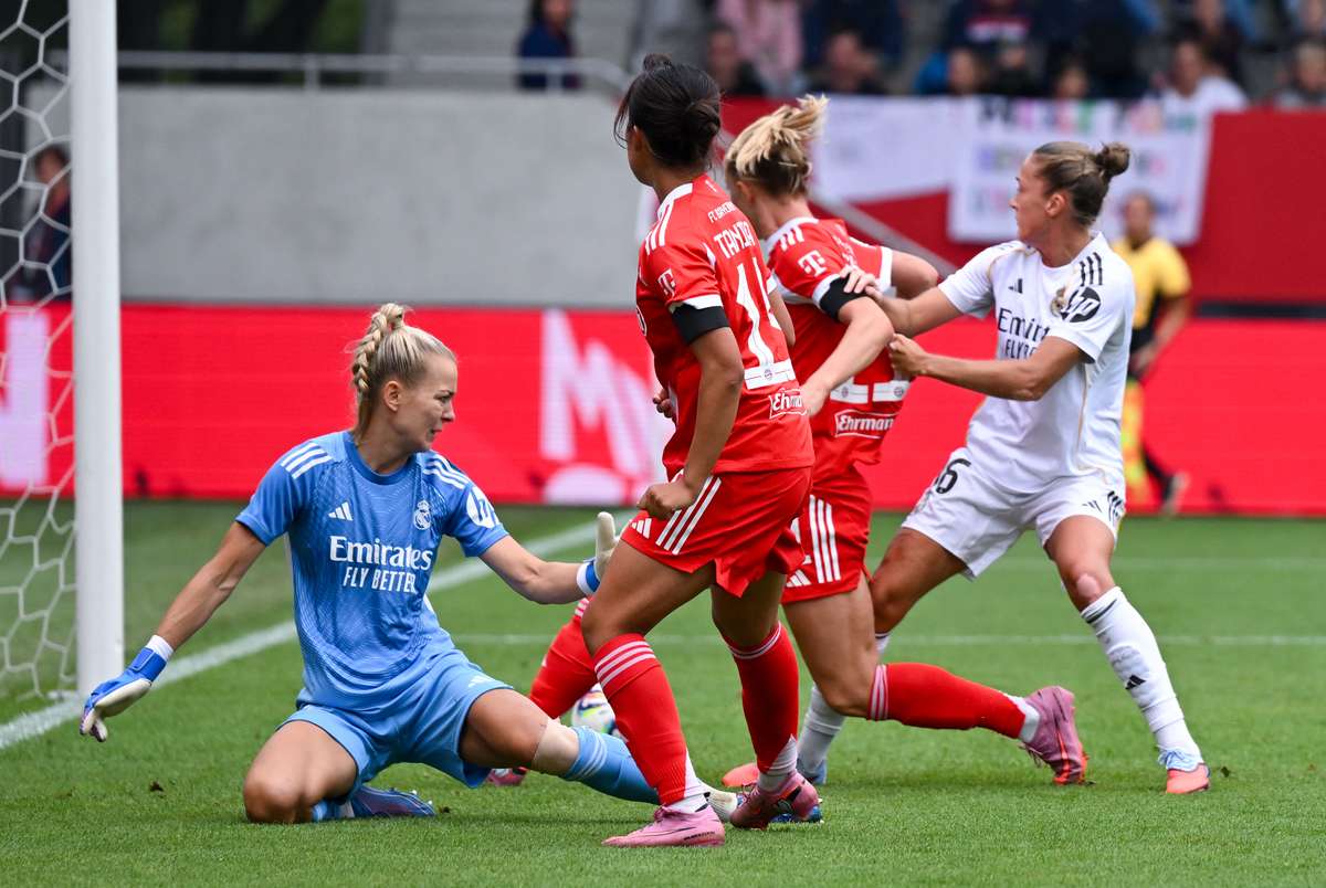 El Real Madrid femenino durante el amistoso de pretemporada ante el Bayern de Múnich