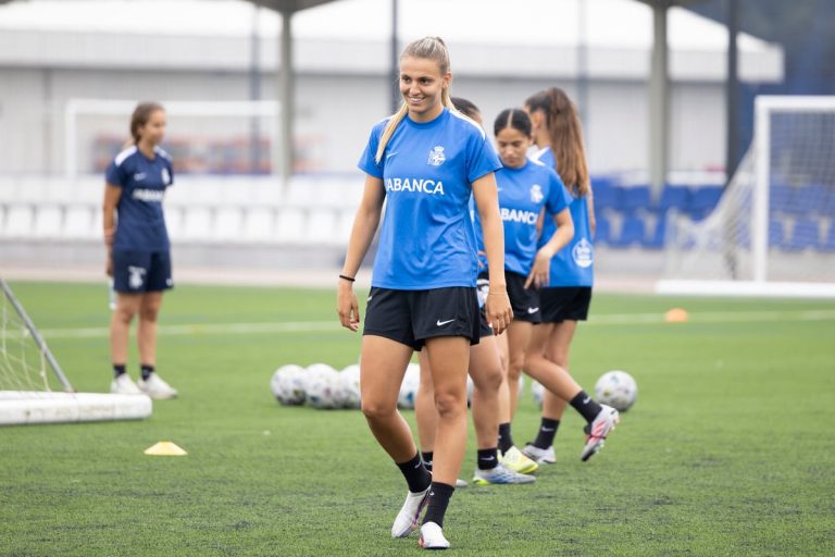 Marisa García, delantera del Dépor ABANCA e internacional sub-20