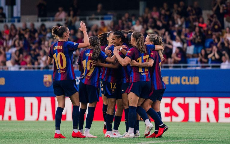 El Barça Femení celebra en su último amistoso de pretemporada antes del viaje a México