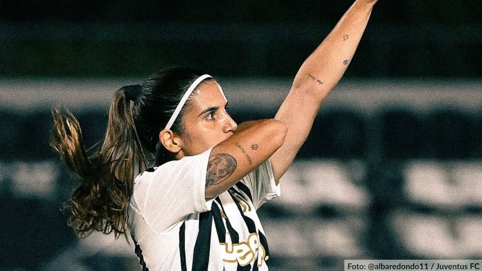 Alba Redondo celebra un gol con la Juventus en la pretemporada 2026/27
