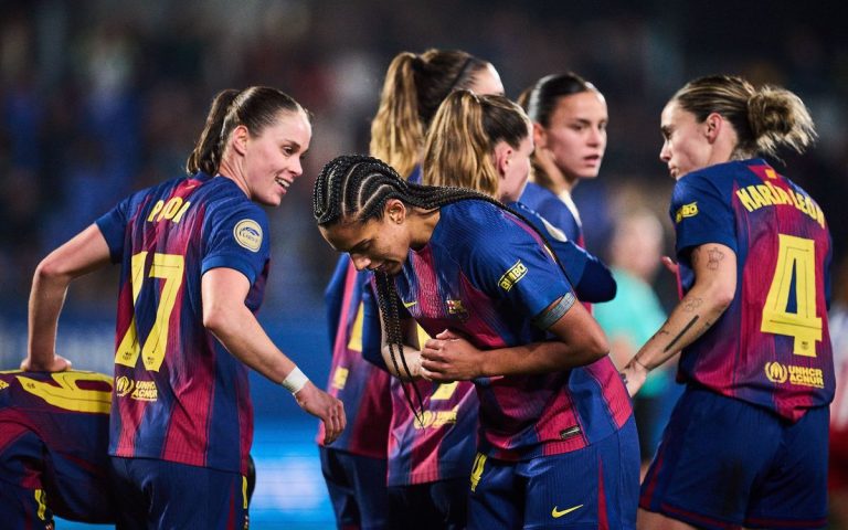 Jugadoras del FC Barcelona Femení, previa a la Supercopa de España