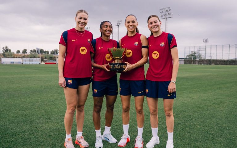 FC Barcelona Femení durante la pretemporada 2026/27 — el equipo pierde a Esmee Brugts por lesión en el tibial posterior antes del inicio de Liga F