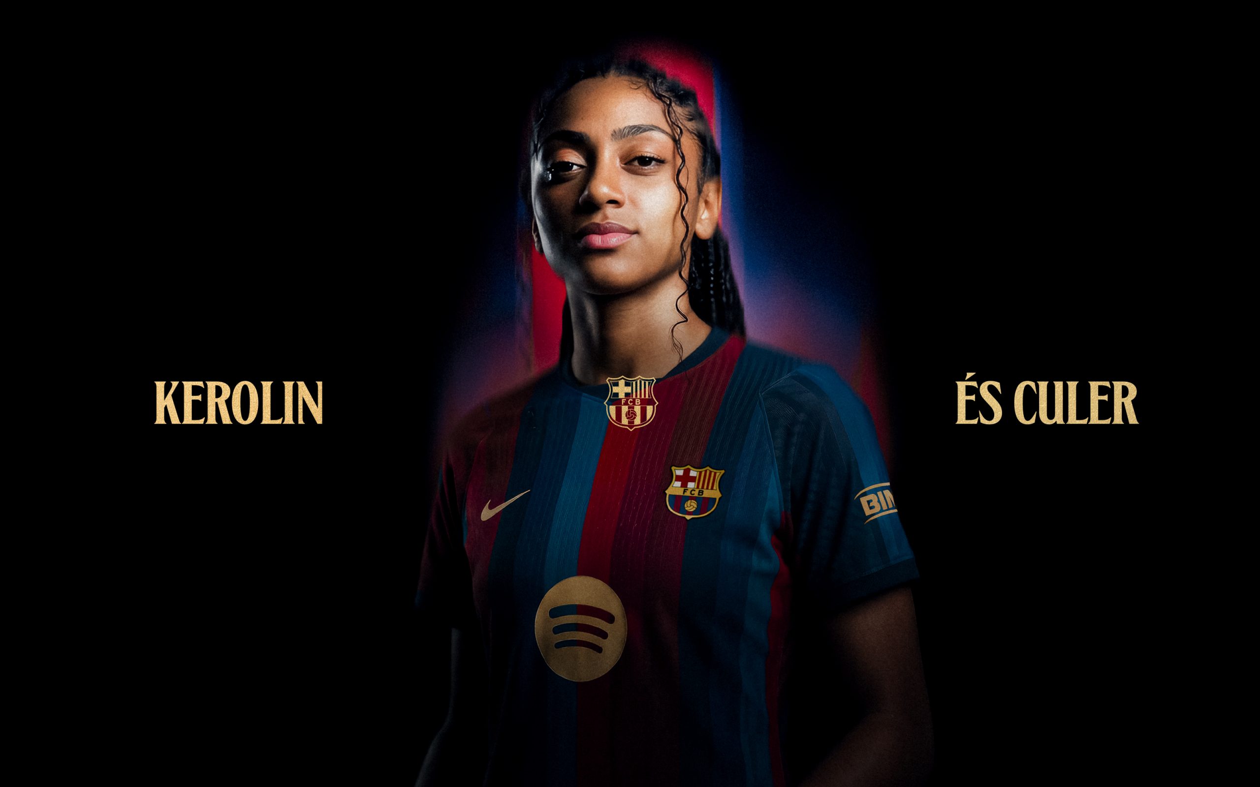 Kerolin Nicoli presentada como nueva jugadora del FC Barcelona Femení