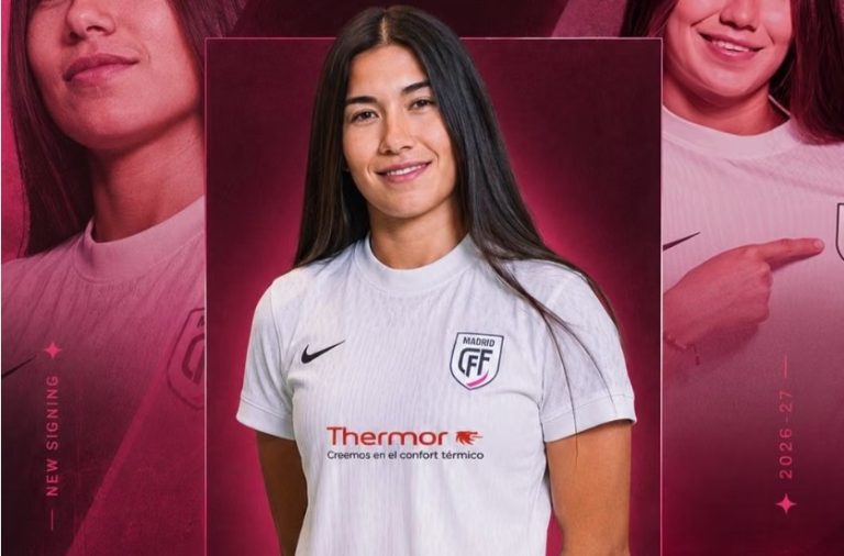 Mariana Silva, delantera colombiana, nueva jugadora del Madrid CFF