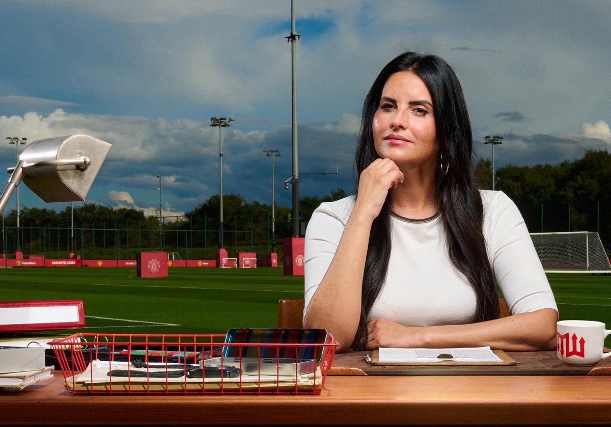 Eva Olid, entrenadora española del Manchester United Women, en su presentación oficial como nueva head coach del club inglés