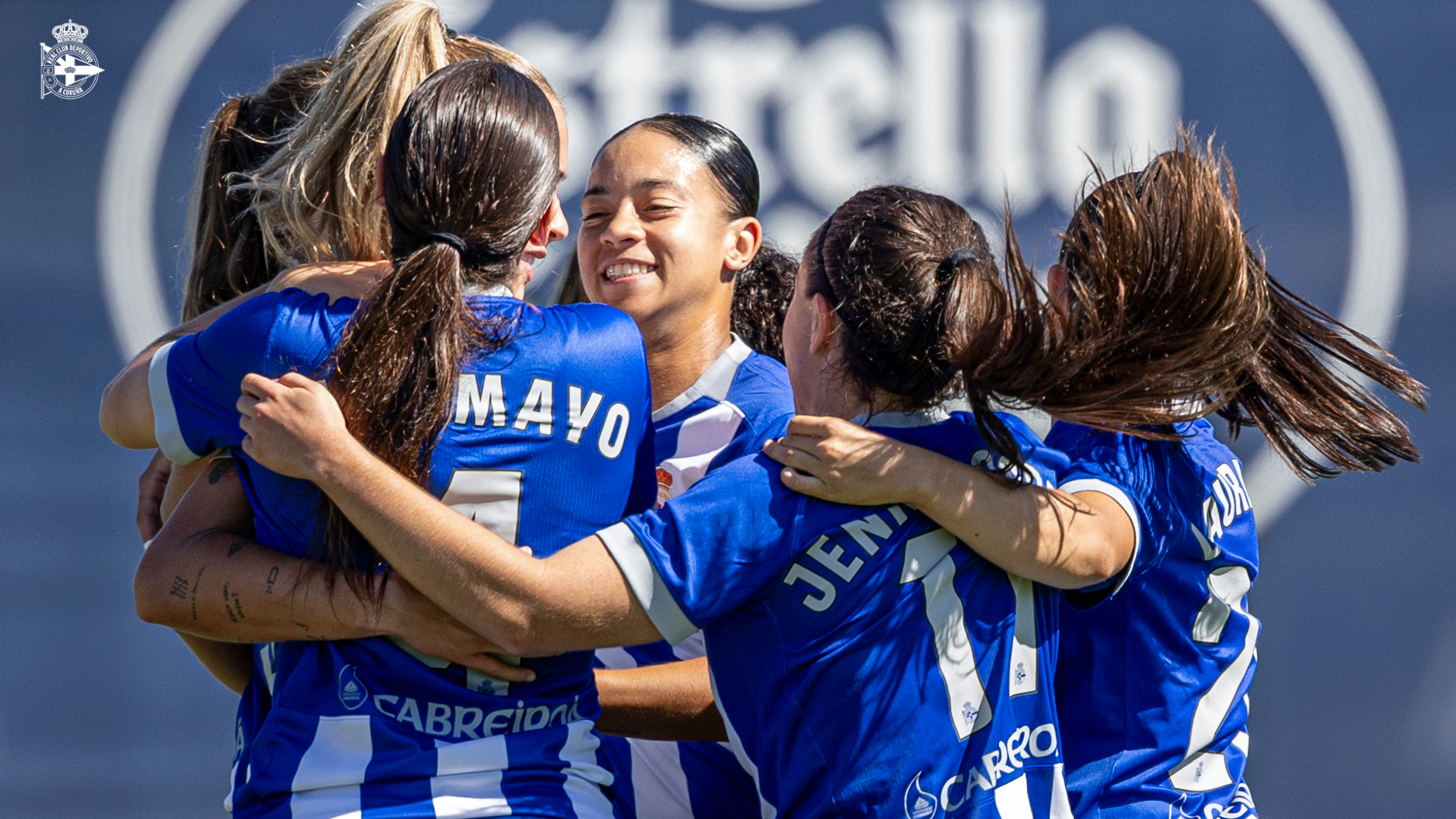 Futbolistas del Deportivo ABANCA B, líder del grupo 1 de Segunda Federación femenina