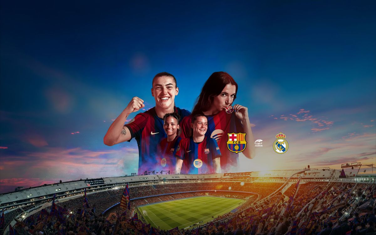 Cartel del FC Barcelona-Real Madrid de la jornada 6 de Liga F en el Spotify Camp Nou