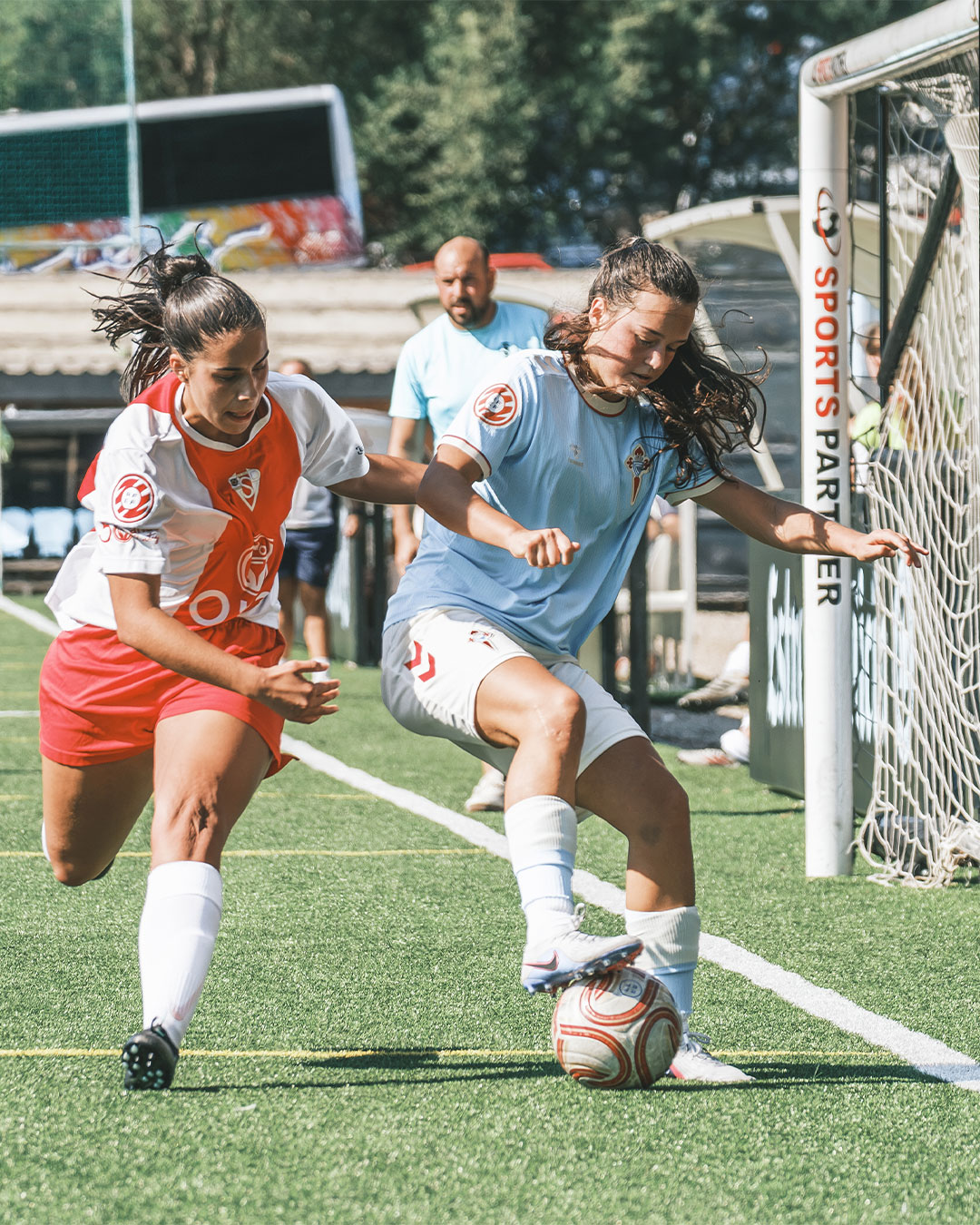 Jugadoras de As Celtas Sporting, filial del Celta en la Tercera Federación femenina